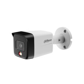   Dahua IPC-HFW1839TCP-A-IL-0280B-S6 IP 8MP HD cső biztonsági kamera, 2.8 mm-es fix objektívvel, PoE, beépített mikrofonnal, hibrid megvilágítással, fém ház, kültéri