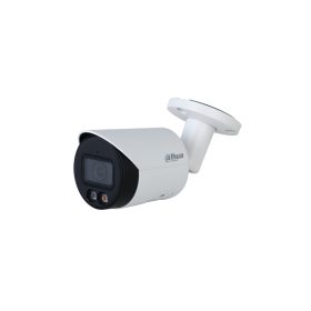   Dahua IPC-HFW2449S-S-IL-0280B IP 4MP cső biztonsági kamera, WizSense, 2.8 mm-es fix objektívvel, PoE, beépített mikrofon, microSD kártyafoglalat, hibrid fény 30m-ig, fém ház, kültéri