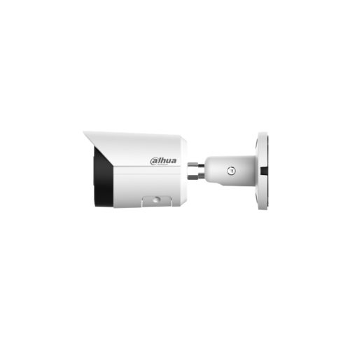 Dahua IPC-HFW2449S-S-IL-0280B IP 4MP cső biztonsági kamera, WizSense, 2.8 mm-es fix objektívvel, PoE, beépített mikrofon, microSD kártyafoglalat, hibrid fény 30m-ig, fém ház, kültéri