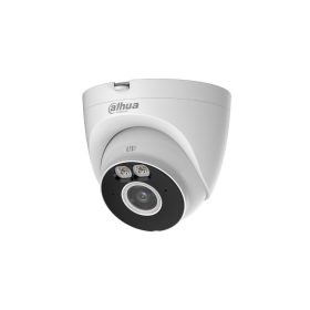   Dahua T2A-LED-0280B IP 2MP HD turret biztonsági kamera, 2.8 mm-es fix objektívvel, Wi-Fi, beépített mikrofonnal, hibrid megvilágítással, microSD, kültéri