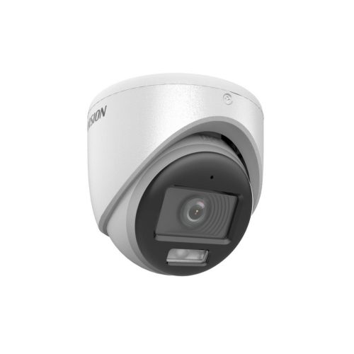 Hikvision 3 turret kamerás analóg megfigyelőrendszer 2MP biztonsági kamera, ColorVu Dual-light látható fény 20m, beépített mikrofonnal, kültéri