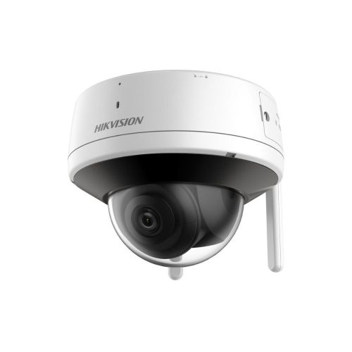 Hikvision 4 dóm kamerás WIFI megfigyelőrendszer 2MP dóm biztonsági kamera, 4.0 mm-es fix objektívvel, beépített WiFi antennával és mikrofonnal, microSD kártyafoglalat, infravörös éjjellátó, IR 30m, kültéri