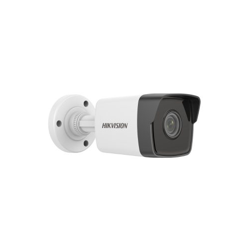 Hikvision 1 cső kamerás IP megfigyelőrendszer 2MP HD cső biztonsági kamera, 2.8 mm-es fix objektívvel, PoE, beépített mikrofonnal, IR LED 30m, kültéri, fém ház