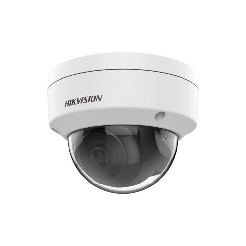 Hikvision 2 dome kamerás IP megfigyelőrendszer 2MP HD dome biztonsági kamera, 2.8 mm-es fix objektívvel, PoE, P2P, kültéri, fém ház, vandálbiztos