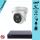 Hikvision 1 turret kamerás IP megfigyelőrendszer 4MP turret biztonsági kamera, 2.8 mm-es fix objektívvel, beépített mikrofon, microSD, valós WDR, PoE, P2P, IR LED 30m, fém ház, kültéri