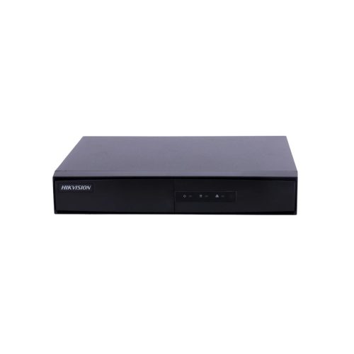 Hikvision 6 turret kamerás IP megfigyelőrendszer 4MP turret biztonsági kamera, 2.8 mm-es fix objektívvel, beépített mikrofon, microSD, valós WDR, PoE, P2P, IR LED 30m, fém ház, kültéri