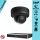Hikvision 1 dome kamerás IP megfigyelőrendszer 8MP dome biztonsági kamera, AcuSense, 2.8 mm-es fix objektívvel, PoE, P2P, IR LED 30m, fekete fém ház, kültéri, IK10 vandálbiztos