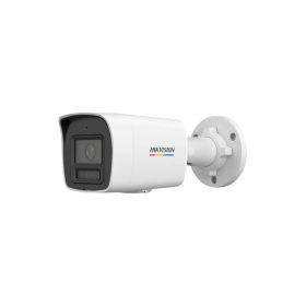   Hikvision DS-2CD1027G2H-LIU(4mm) IP 2MP HD cső biztonsági kamera, 4 mm-es fix objektívvel, PoE, beépített mikrofonnal, színes éjjellátás, kültéri, fém ház