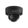 Hikvision DS-2CD2183G2-IS(2.8mm)(BLACK) IP 8MP dóm biztonsági kamera, AcuSense, 2.8 mm-es fix objektívvel, microSD kártyafoglalat, hang I/O, riasztás I/O, Valós WDR, PoE, P2P, IR LED 30m, IK10 vandálbiztos, fekete fém ház, kültéri