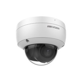   Hikvision DS-2CD2183G2-IS(4mm) IP 8MP dóm biztonsági kamera, 4.0 mm-es fix objektívvel, microSD kártyafoglalat, hang I/O, riasztás I/O, Valós WDR, PoE, P2P, IR LED 30m, IK10 vandálbiztos, fém ház, kültéri