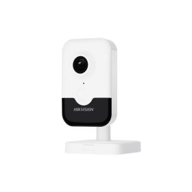   Hikvision DS-2CD2443G2-IW(4mm)(W) IP (WIFI) 4MP cube biztonsági kamera, 4.0 mm-es fix objektívvel, beépített mikrofonnal, microSD kártyafoglalat, kétirányú hangkommunikáció, infravörös éjjellátó, IR 10m, beltéri