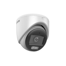   Hikvision DS-2CE70DF0T-LMFS (2.8mm) analóg 2 MP turret biztonsági kamera, ColorVu Dual-light látható fény 20m, beépített mikrofonnal, kültéri