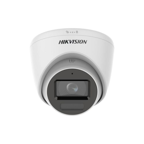 Hikvision DS-2CE78D0T-LFS (2.8mm) analóg 2 MP turret biztonsági kamera, IR megvilágítás 40 m, fehér fény 20 m, beépített mikrofon, kültéri