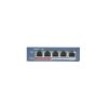 Hikvision DS-3E0105P-E/M(B) PoE Switch 4+1 portos, 30W PoE teljesítmény, nem menedzselhető