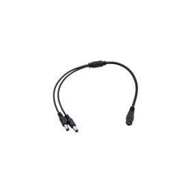   Nestron NPP-DC1F2M 5.5x2.1mm DC csatlakozó elosztó kábel, 1x aljzat, 2x dugó