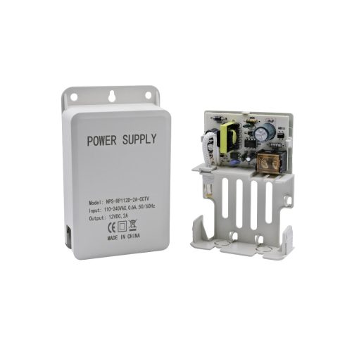 Nestron NPS-RP112D-2A-CCTV Falra szerelhető CCTV tápegység 12VDC / 2A