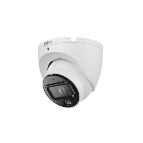 Dahua 1 turret kamerás IP megfigyelőrendszer 8MP turret biztonsági kamera, 2.8 mm-es fix objektívvel, PoE, beépített mikrofonnal, hibrid megvilágítással, fém ház, kültéri