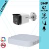 Dahua 1 cső kamerás IP megfigyelőrendszer 8MP cső biztonsági kamera, 2.8 mm-es fix objektívvel, PoE, beépített mikrofonnal, hibrid megvilágítással, fém ház, kültéri