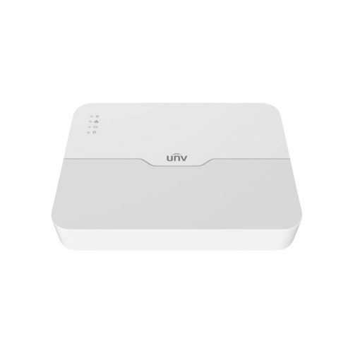 Uniview 5 dome kamerás IP megfigyelőrendszer 8MP biztonsági kamera, 2.8 mm-es fix objektívvel, SD kártya foglalattal, PoE, beépített mikrofonnal, IR LED 30m, IK10 vandálbiztos, kültéri