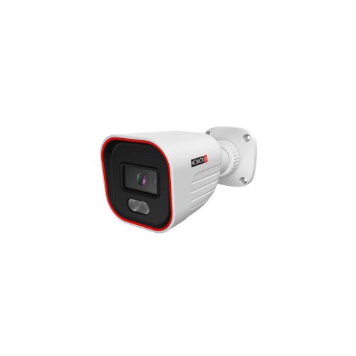 Provision 3 cső kamerás IP megfigyelőrendszer 2MP HD cső biztonsági kamera, 2.8 mm-es fix objektívvel, hibrid világítással, PoE, beépített mikrofonnal, IR 20m, kültéri