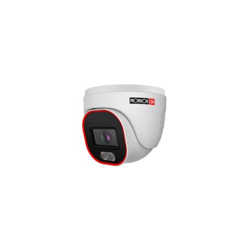 Provision 2 dome kamerás IP megfigyelőrendszer 2MP HD dome biztonsági kamera, 2.8 mm-es fix objektívvel, hibrid világítással, PoE, beépített mikrofonnal, IR 20m, kültéri