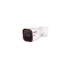 Provision 4 cső kamerás IP megfigyelőrendszer 2MP HD cső biztonsági kamera, 2.8 mm-es fix objektívvel, PoE, IR LED 20m, kültéri, fém ház