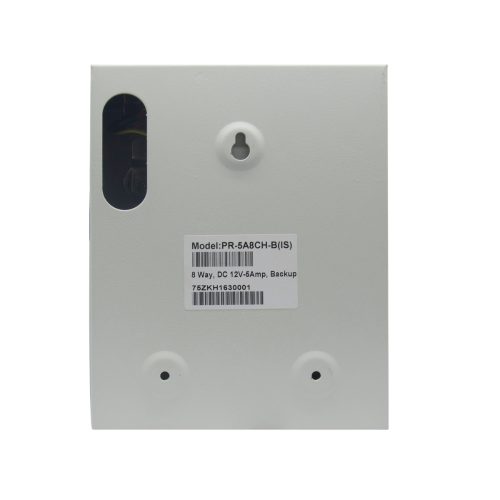 Provision PR-5A8CH-B Tápegység CCTV-hez, 8-csatornás, zárható fémdobozban, 100-240 Vac bemenet, 12-15 Vdc (szabályozható), max. 5A kimenet