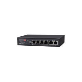   Provision PoES-0460C+2I-V2 PoE Switch 4+2 portos IP kamerarendszerhez, 60W PoE teljesítmény, nem menedzselhető