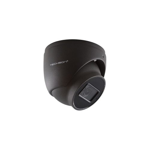 Techson 1 dome kamerás analóg megfigyelőrendszer 5MP HD dóm biztonsági kamera, 2.8 mm fix objektívvel, antracitszürke fém ház