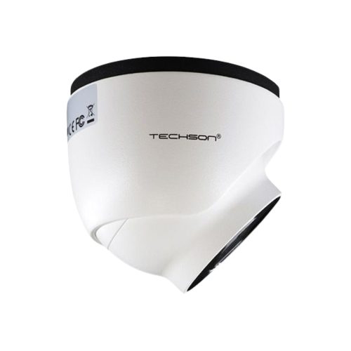 Techson TCI EA5 E002 IH AM -2.8 IP 2MP HD turret biztonsági kamera, 2.8 mm-es fix objektívvel, PoE, SD kártya foglalattal, beépített mikrofonnal, kültéri, fém ház