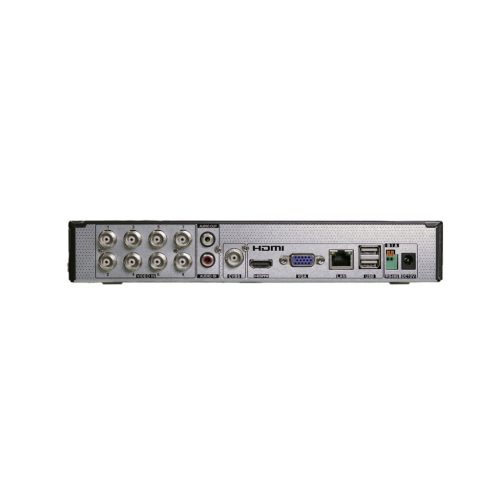 Techson TCR A12 S408-NS analóg hibrid rögzítő 8 csatornás 2MP analóg - 4 csatorna 2MP IP felbontás