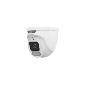   Uniview IPC3622LE-ADF40K-WP IP 2MP HD turret biztonsági kamera, 4.0 mm-es fix objektívvel, SD kártya foglalattal, PoE, beépített mikrofonnal, fehér fénnyel, kültéri