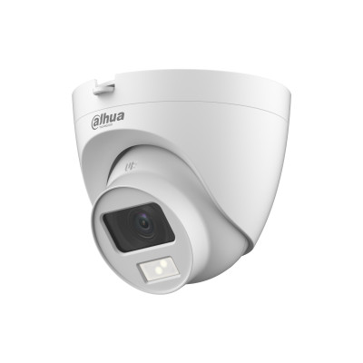 Dahua 4 dome kamerás analóg megfigyelőrendszer 2MP HD dóm biztonsági kamera, 3,6 mm fix objektív, hibrid fény, beépített mikrofon