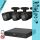 Dahua 3 cső kamerás analóg megfigyelőrendszer 2MP HD cső biztonsági kamera, 2,8 mm fix objektív, hibrid fény